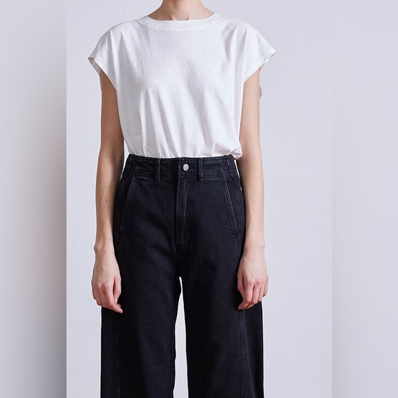 Apiece Apart meridian high rise tapered jeans in Austin wash - 31 - Picture 2 of 7